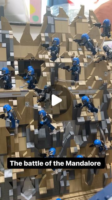 Lego Army Builder Bruce Swift on Instagram: "Unboxed 200 boxes of 75373, built 800 minifigures and sorted over 20k bricks. Spent 4 days non-stop building. . I present you the Battle of the Mandalore! This is the second large MOC I have ever done and I love the big mountain wall with all the flying troopers there.  . I would say 80% bricks of this MOC comes from the latest battle pack and I love that there comes with a transparent flying piece where I can fly up a trooper like what we see in the show!  . Additionally, I built this in a modular way that this MOC can take down easily and put it back together easily or just partly take down. However, I did need to sacrifice some outlook and function.  . Now want to continue making the floor a lot better and more interesting. Meanwhile you woul Lego Call Of Duty, Lego Spaceship Moc, Lego Star Wars Moc, Lego Clones, Big Lego, Lego Army, Lego Modular, Big Mountain, Mountain Wall