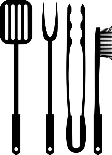 tool utensils cook spatula - Free SVG Image & Icon. Grill Logo, Grilling Utensils, Bbq Tools, Image Icon, Svg Free, File Free, Kitchen Art, Cricut Svg, Silhouette Design