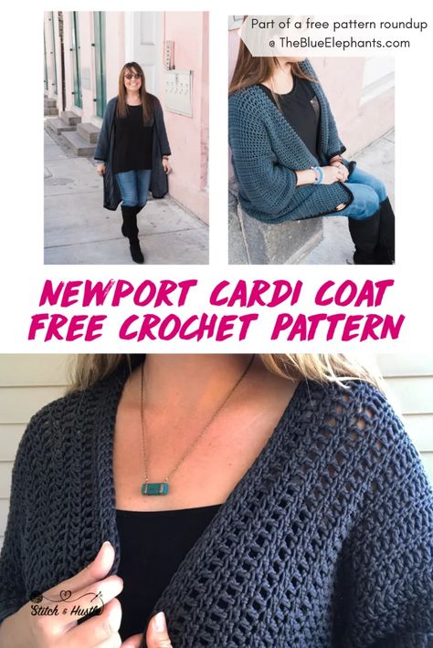 Free Crochet Sweater Patterns, Crochet Cardigan Free Pattern, Free Crochet Sweater, Cardigan Free Pattern, Crocheted Clothing, Crochet Cardigan Free, Crochet Cardigan Pattern Free, Crochet Cardigans, Crochet Sweater Pattern Free