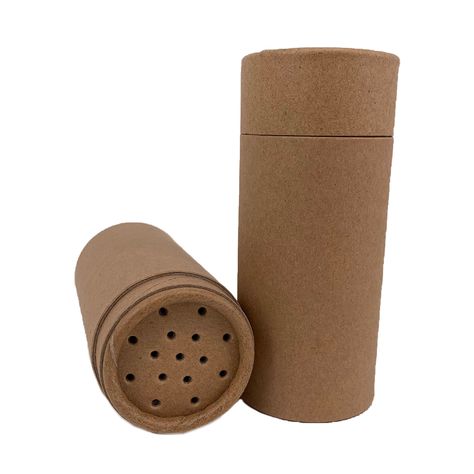 A fantastic plastic-free alternative to cosmetic packaging. These cardboard cosmetic tubes have a capacity of 100ml* and are perfect for baby powders, talcum powder or natural dry shampoo. This tube is also ideal for biodegradable glitters. Each tube is made from recycled cardboard and has an interior plant-based wax lining which makes the product water and oil resistant as well as food safe. The product contains no plastic, is home compostable and also uses plant-based glues. The tubes are comp Natural Dry Shampoo, Homemade Kombucha, Cosmetics Ingredients, Talcum Powder, Zero Waste Living, Recycled Cardboard, Interior Plants, Net Bag, Baby Powder