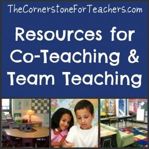 Co-teaching and team teaching resources: A quick guide on co-teaching made by teachers who have done it in their classrooms. Team Teaching Elementary, Team Roles Classroom, Angela Watson, Team Teaching, Co Teaching, Teacher Freebies, Flipped Classroom, Math Journals, Teaching Methods