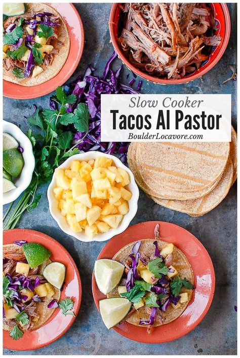 Pork And Pineapple Tacos, Sweet Pulled Pork, Pineapple Tacos, Pork And Pineapple, Pork Pineapple, Slow Cooker Easy, Food Thoughts, Pineapple Pork, Tacos Al Pastor