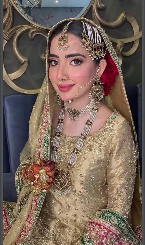 Saboor Ali Wedding, Nikkah Hair, Pakistani Shadi, Wedding Gharara, Nikkah Brides, Saboor Ali, Pakistani Brides, Game Portal, Wedding Kurta For Men