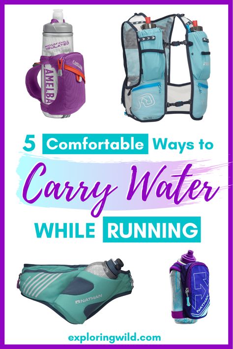 Sunny summer running is lovely, but how do you carry enough water to stay hydrated on longer or hotter runs? A specialized running bottle, belt, or pack will be one of the best running gear investments you make. Here's how to choose between the many convenient running hydration options in the world of running gear for women (and men!). #runninggear #running #runningforbeginners Best Running Outfits For Women, Running Accessories For Women, Running Must Haves, Running Essentials For Women, Running Outfits For Women, Running Gear For Women, Café Kitchen, Running Hydration Pack, Running Inspo