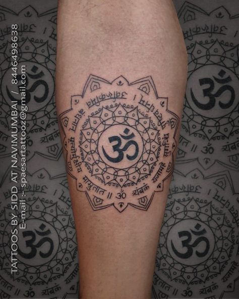 Tattoo Designs Men Hindu, Half Mandala Tattoo Design Men, Tattoo Ideas For Men Hindu, Tattoo On Deltoid, Shiva Mandala Tattoo, Hindu Tattoos Sanskrit, Om Tattoo Design Men, Hindu Tattoos Men, Sanskrit Tattoo Men