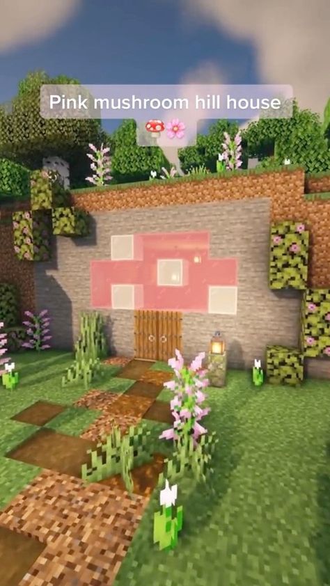 Cute Ideas For Minecraft, Mincraft Idea Fairy Core, Cute Minecraft Building Ideas Pink, Girly Minecraft Builds Easy, Minecraft Vanilla Ideas, Pink Bridge Minecraft, Minecraft Seeds Nintendo Switch, Cinnamoroll Minecraft House, Hello Kitty Minecraft Builds