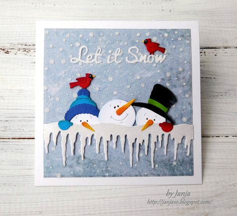 CottageBLOG: September Group Post Part 2 Snowmen Cards Handmade, Handmade Christmas Cards 2023, Snowmen Christmas Cards, Christmas Cards Homemade, Snowmen Cards, Die Cut Christmas Cards, Snowman Christmas Cards, Simple Christmas Cards, Snowman Cards