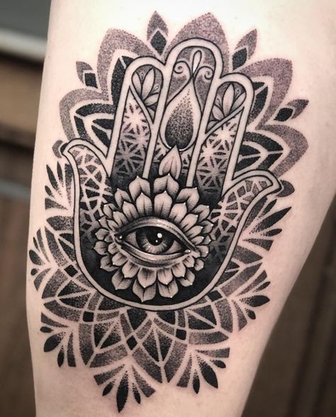 Hasma Tattoo, Third Eye Mandala, Mandala Hand Tattoo, 3rd Eye Tattoo, Panaji Goa, Fatima Hand Tattoo, Best Tatto, Hamsa Tattoo Design, Hamsa Hand Tattoo