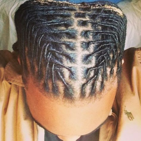 Double French braids! Stylist: RA Natural Haircut Styles, Mens Dreadlock Styles, Dread Hairstyles For Men, Dreadlock Hairstyles For Men, Dreadlock Styles, Dreads Styles, Dread Hairstyles, Mens Braids, Dreadlock Hairstyles