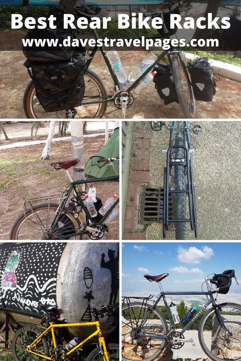 Bike Touring Gear, Bicycle Rear Rack, Rear Bike Rack, Bicycle Mechanics, Bicycle Touring, Bike Touring, Adult Tricycle, Bicycle Travel, Tour Around The World