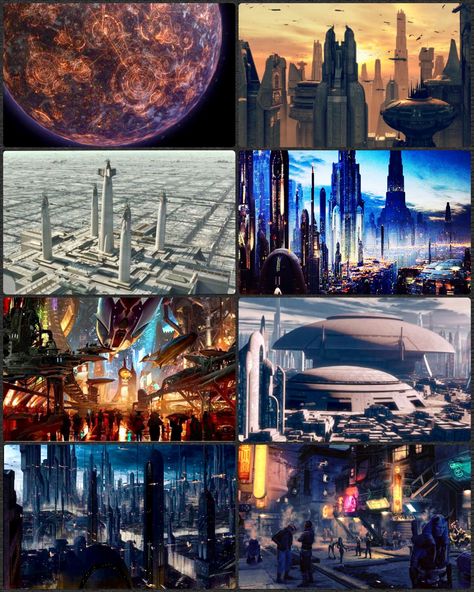 Planet Coruscant Star Wars Planet Coruscant, Coruscant Star Wars, Star Wars Scenery, Star Wars Coruscant, Star Wars City, Star Wars Poster Art, Darth Revan, Star Wars Planets, Star Wars Facts