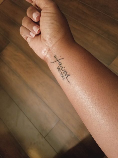 Faithful Tattoos For Women, Romans 5:3-5 Tattoo, 8:28 Tattoo, Romans 1 16 Tattoo, Roman 8:18tattoo, Faith Wrist Tattoos For Women, Romans 8 28 Tattoo, Faith Tattoo Ideas, Bible Quote Tattoos