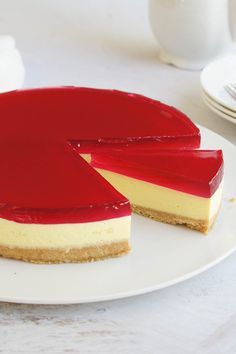 Jelly Recipes Desserts, Cookies Easy Recipe, Jelly Cheesecake, Raspberry Mousse Cake, Egg Free Cakes, Yummy Cheesecake, Jelly Cream, Pan Sin Gluten, Baking Desserts