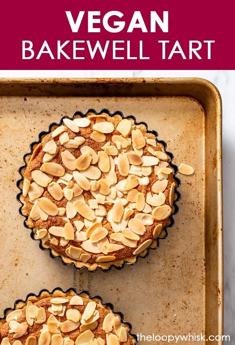 Vegan Bakewell Tart Recipe, Vegan Frangipane Tart, Vegan Tart Recipes, Gluten Free Pastry Recipes, Vegan Frangipane, Vegan Bakewell Tart, Dairy Free Desserts, Vegan Tart, Bakewell Tart Recipe