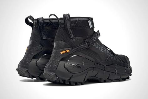 Reebok Zig Kinetica II Edge GORE-TEX: A Sneaker Slihouette Revamped As Outdoor Boots | Men's Gear Vibram Shoes, Futuristic Shoes, Techwear Fashion, Work Gear, Outdoor Boots, Winter Sneakers, Best Sneakers, Sneakers Men Fashion, Stylish Sneakers