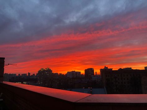 #sunset #city #view #terrace #rooftop #red #vibrance #evening #Kyiv #Ukraine Rooftop Aesthetic Sunset, Rooftop Sunset Aesthetic, Rooftop Background, City Sunset Aesthetic, Reference Background, Sunset Rooftop, Rooftop City, City View Night, Terraced Landscaping