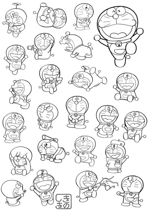 Doraemon Doodle, Doraemon Tattoo, Friends Doodles, Doraemon Fanart, Printable Cutouts, Crafts Bookmarks, Diy Crafts Bookmarks, Doraemon Cartoon, D Tattoo