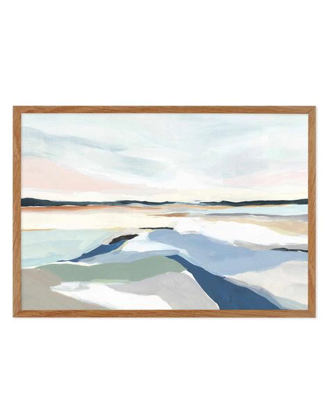 Tranquil Art, Modern Landscape Painting, Coastal Art Prints, Small Framed Art, Unframed Art Prints, Unframed Wall Art, Grand Art, Floater Frame, Coastal Art