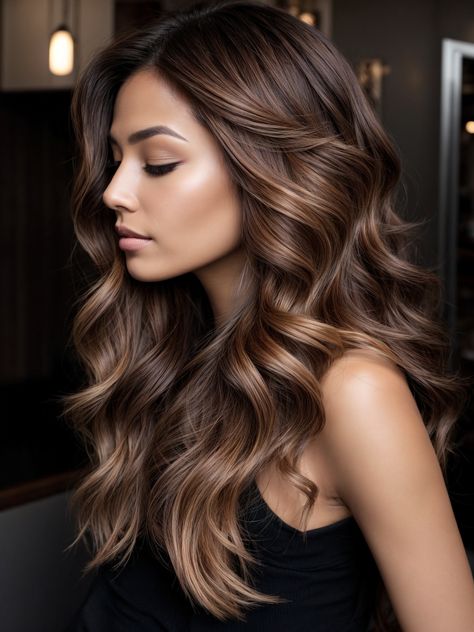 32 Melting ideas for Honey Brown hair: Create Your Unique Style! Honey Brown Hair With Highlights, Asian Hair Highlights, Honey Brown Hair Color, Rectangular Face, Strawberry Blonde Highlights, Brown Hair Shades, Honey Brown Hair, Brown Curls, Hair With Highlights