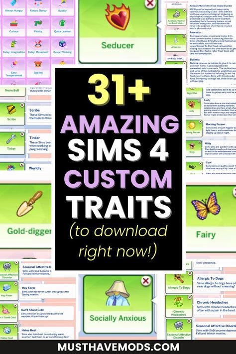 sims 4 cc traits Sims 4 Trait Mods, Sims 4 Cc Traits, Sims Traits, Sims 4 Jobs, Sims 4 Cheats, Sims 4 Challenges, Sims 4 Traits, Sims 4 Cas Mods, Play Sims 4