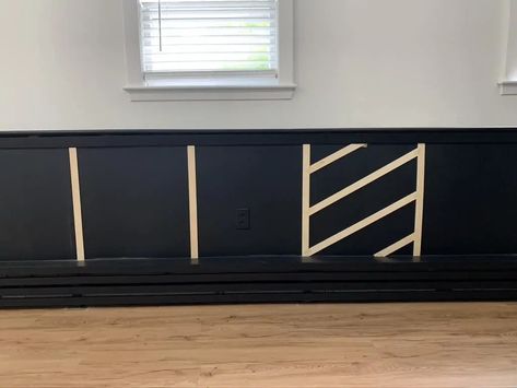 Board And Batten Accent Wall, Batten Accent Wall, Installing Wainscoting, Board And Batten Wall, One Room Challenge, Good To Great, Plywood Sheets, Room Update, Patio Makeover