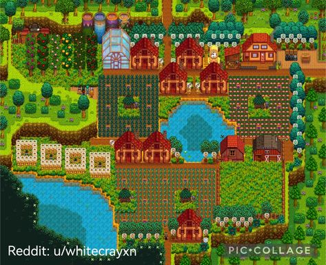 Stardew Valley Wilderness Farm Design, Sdv Wilderness Farm, Stardew Wilderness Farm, Wilderness Farm Layout Stardew, Wilderness Farm Stardew Valley, Stardew Valley Wilderness Farm, Stardew Valley Wilderness Farm Layout, Wilderness Farm Layout, Stardew Ideas