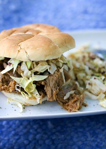 Mastering true North Carolina-style BBQ – Times-Standard Carolina Style Pulled Pork, Pulled Pork Crock, Ginger Salad Dressings, Slow Cooker Recipes Pork, Crockpot Pulled Pork, Sesame Ginger, Pulled Pork Recipes, Pork Sandwich, Crockpot Pork