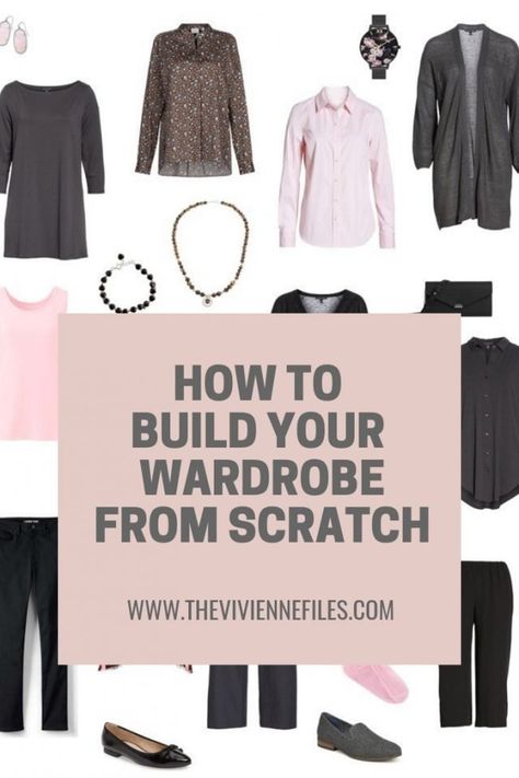 I Don't Know Where to Start my Wardrobe... - The Vivienne Files Pink Capsule Wardrobe, Wardrobe From Scratch, Build Your Wardrobe, Build A Capsule Wardrobe, Capsule Wardrobe Checklist, Capsule Wardrobe Women, Granny Style, The Vivienne Files, Vivienne Files