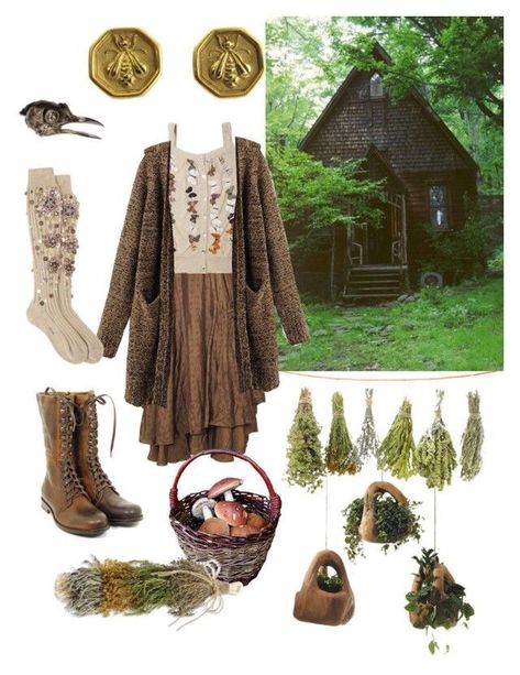 Image in 🌲Wood nymph🍄 collection by Hiyomi on We Heart It Goblincore Aesthetic, Wood Nymphs, Cottage Witch, Cottagecore Outfits, Estilo Hippie, Witch Fashion, Cottagecore Fashion, Witchy Fashion, Cottage Core Aesthetic