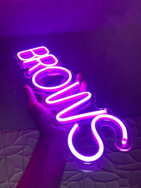 Brows Neon Sign, Beauty Salon Wall Decor, Eye Lash Design, Beauty Salon Sign, Salon Wall Decor, Eye Lash Photography, Beauty Entrepreneur, Skin Care Business, Neon Sign Wall