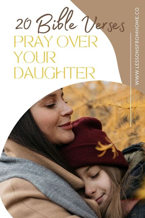 We all know the power of prayer and learning to pray scripture is a wonderful next step. These Bible verses are specifically for your daughter. Includes a printable list of Bible verses to pray over your daughter. Scripture About Daughters, Scripture To Pray Over Your Daughter, Prayers For Daughters, Bible Verse For Daughter, List Of Bible Verses, Prayer For Daughter, Bible Verses About Mothers, Pray Scripture, Bible Verses About Prayer