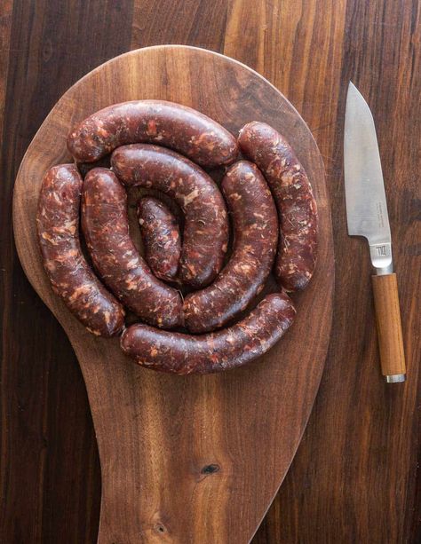 Wild Boar Sausage Forager Chef, Boar Recipes, Wild Boar Recipes, Sausage Spices, Sausage Ingredients, Blood Sausage, Fennel Sausage, Italian Sausage Recipes, Sausage Recipe