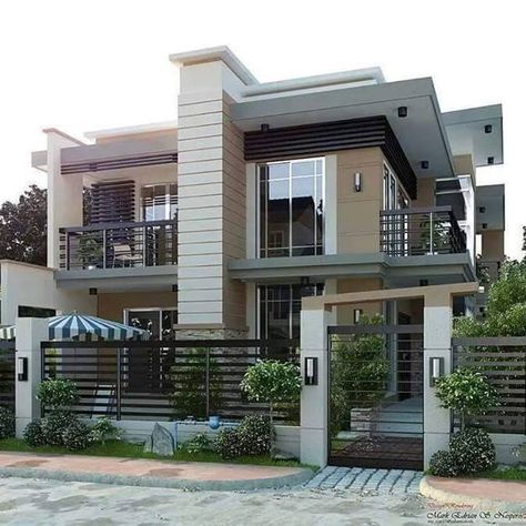 Cebu City, Philippines Medium House Plans, Medium House, Philippine Houses, Casas Coloniales, Cebu City, House Front Design, Modern Houses, Residential House, House Elevation