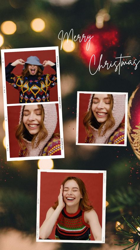 Christmas Insta Story, Christmas Instagram, Instagram Photo Frame, Christmas Wallpaper Backgrounds, Instagram Christmas, Christmas Gif, Selfie Ideas Instagram, Christmas Templates, Insta Stories