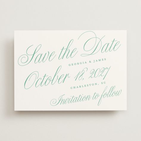 Sullivans Save The Date Cards by Alston Foster | Minted Modern Layout, Wedding 2025, Save The Date Postcards, Save The Date Magnets, Christian Wedding, Date Cards, Mint Julep, Wedding Date, Wedding Saving