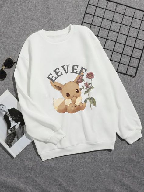 Cute Eevee, Pokemon Hoodie, Pokemon Gifts, Pokemon Pokemon, Cat Hoodie, Anime Hoodie, Staple Pieces, Hoodie Design, Fort Worth