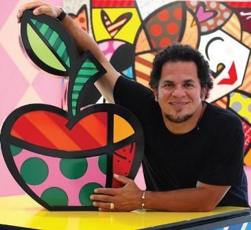 Romero Britto Art, Britto Art, 3rd Grade Art, Art Web, Valentines Art, Elementary Art Projects, Paris Art, School Art Projects, Arte Popular