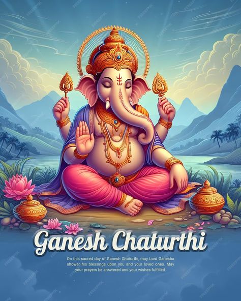 Premium PSD | Happy Ganesh Chaturthi Indian God Festival Celebration Social Media Post Banner Template Ganesha Chaturthi, Indian God, Greeting Card Collection, Happy Ganesh, Happy Ganesh Chaturthi, Festival Celebration, Ganesh Chaturthi, Stationery Templates, Card Collection