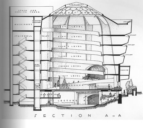 Guggenheim Museum Sketch, Museum Sketch, Frank Lloyd Wright Architecture, Tower Of Babel, Architecture Concept Diagram, Concept Diagram, Guggenheim Museum, Frank Lloyd, Frank Lloyd Wright