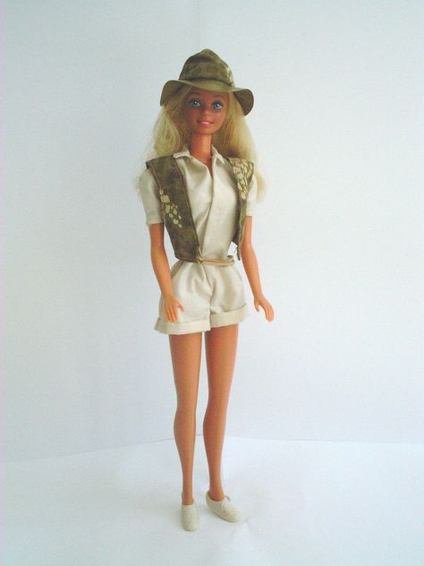 Safari Barbie, Barbie 80s, Safari Tent, Barbie Collector, Barbie Movies, Mattel Barbie, Cute Dolls, Color