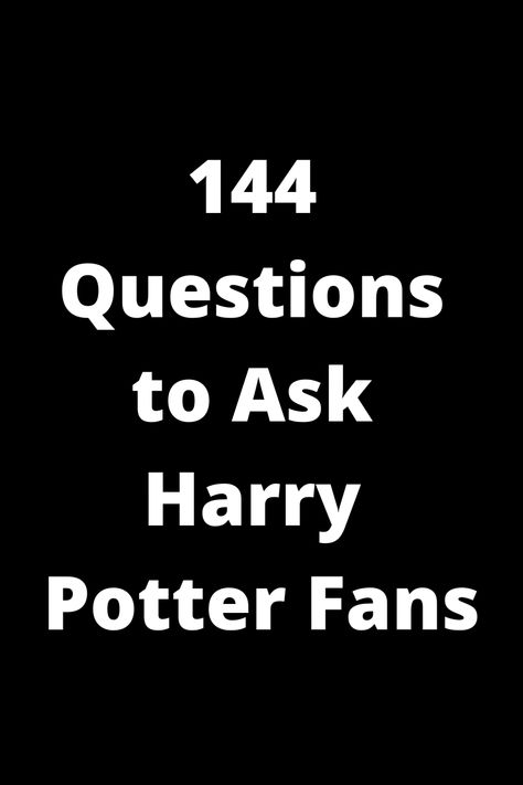 Delve into the magical world of Harry Potter with these 144 thought-provoking questions that will challenge and engage fans of the beloved series. From favorite characters to ultimate plot theories, this list is perfect for sparking lively discussions and uncovering new perspectives among fellow Potterheads. Whether you're hosting a themed party or simply looking to dive deeper into the wizarding world, these questions are sure to add an enchanting touch to your conversations. Harry Potter Questions And Answers, Harry Potter Questions, Hogwarts Professors, Debate Topics, Which Hogwarts House, What House, Elf House, Harry Potter Books, The Spark