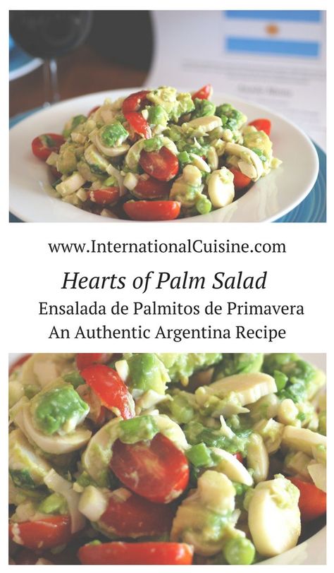 Argentine Recipes, Hearts Of Palm Salad, South American Food, Argentinian Food, Argentina Food, Hearts Of Palm, American Foods, Latin Recipes, Pentecost