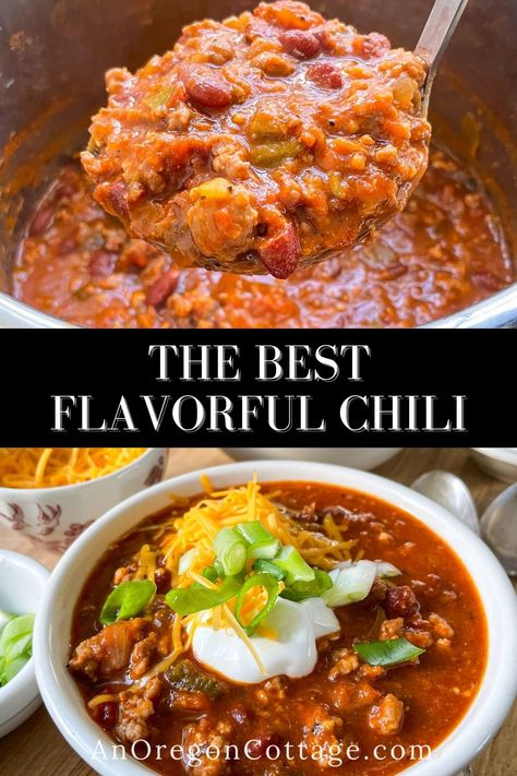 Easy Chili Recipe Stovetop, Top Chili Recipes, Best Easy Chili Recipe, Chili Soup Recipe, Easy Chili Recipe Crockpot, Chili Recipe Stovetop, Hearty Chili Recipe, Stovetop Chili, Classic Chili Recipe