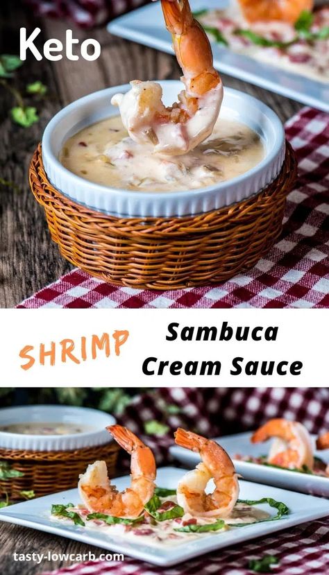 Shrimp Sauce Recipes, Shrimp Cream Sauce, Italian Appetizer, Keto Shrimp, Shrimp Sauce, Cream Sauce Recipes, Shrimp Recipes For Dinner, Shrimp Dishes, Cream Base