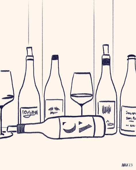 #dinnerdrawing #illustration #foodillustration #fooddrawing #artprints #naturalwine #graphicdesigner #graphicdesign #digitalart #artist #design #illustrate #illustrationartists #wine #wineclub #foodandflower #flower #flowerart #minimalisticart #minimalart #digitalartorint #homeart Wine Bottle Doodle, Wine Doodle, Butter Illustration, Wine Bottle Drawing, Wine Sketch, Wine Bottle Illustration, Conversation Room, Wine Bottle Flowers, Vine Bottle