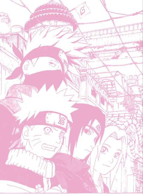 Naruto Phone Wallpaper, Naruto Wallpaper Iphone, Pink Anime, Iphone Lockscreen Wallpaper, Purple Themes, Pink Posters, Anime Book, Pink Themes, Pink Wallpaper Iphone