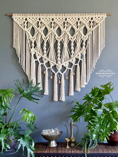 Hanging Macrame Wall Art, Extra Large Macrame Wall Hanging, Large Woven Wall Hanging, Wall Art Macrame, Macrame Wall Hanger, Macrame Wall Hanging Diy, Wall Hanging Macrame, Macrame Wall Decor, Macrame Wall Hanging Patterns