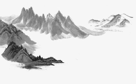 What is Chinese ink wash painting or shui mo hua 水墨畫? - China Artlover Chinese Ink Painting, Wash Painting, Simple Sketch, Chinese Landscape Painting, Ink Wash Painting, Japanese Drawings, Pen Art Drawings, Interior Design Sketches, Chinese Landscape