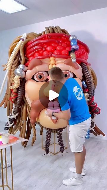 Art Viral 🎨 | Sergei Shevchenko is a renowned balloon artist known for crafting intricate balloon sculptures. His creations are characterized by detailed... | Instagram Art Balloon, Balloon Artist, Balloon Sculptures, Balloon Art, Art Artist, Different Colors, Balloons, Sculpture, Instagram