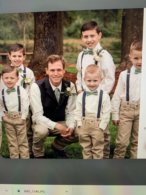 Jr Groomsmen Outfit, Ring Bear Outfit, Flower Child Outfits, Ring Boy Outfits, Brown Bridesmaids, Ring Bearer Attire, Wedding Ring Bearer Outfit, Wedding Outfit For Boys, Junior Groomsmen